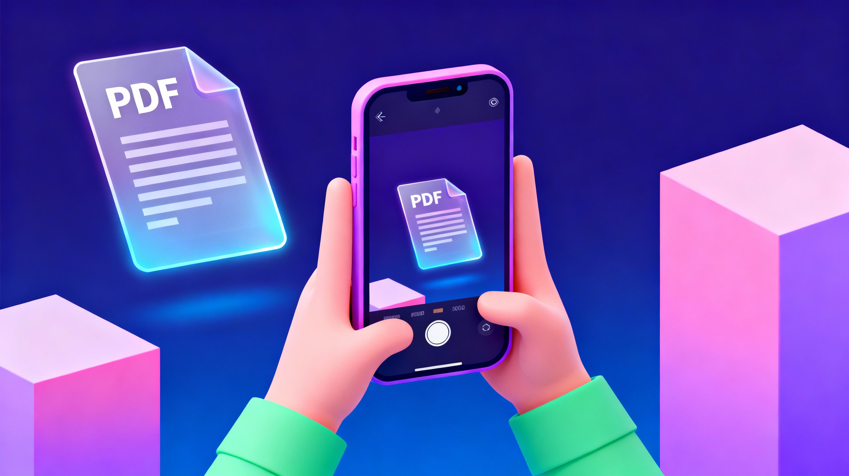 手機相機將文檔掃描為PDF