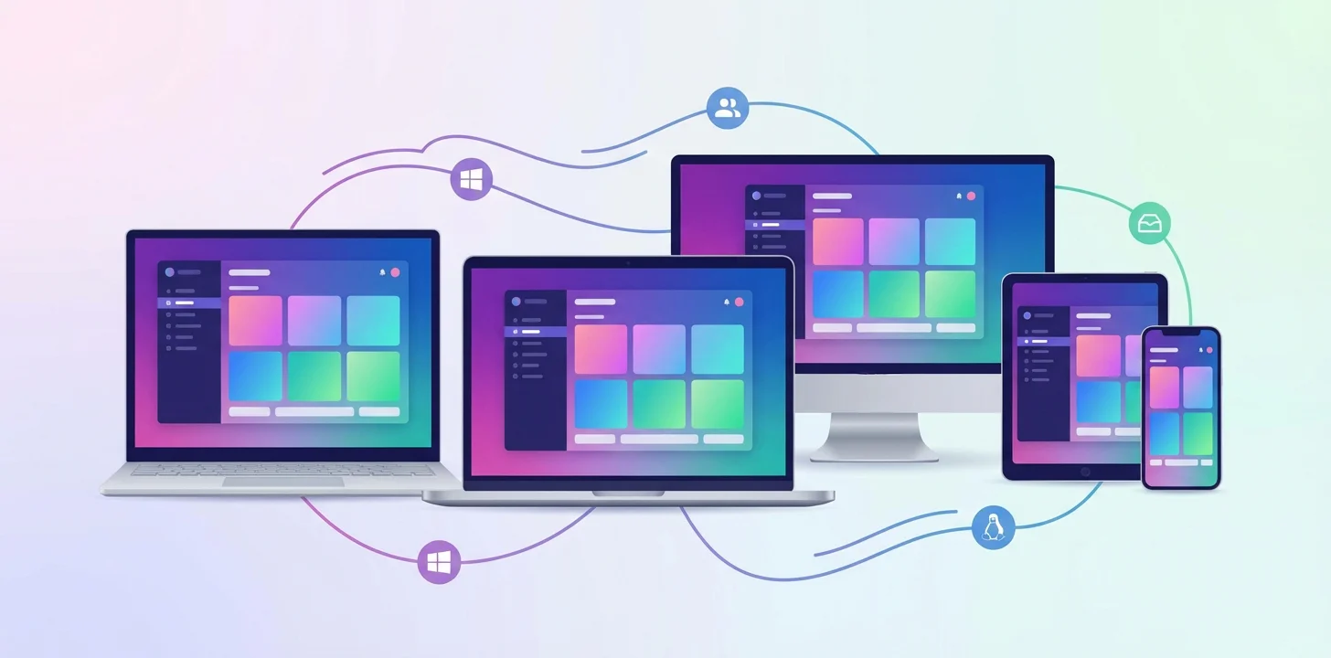 PDF編輯器界面在筆記本電腦、平板電腦、台式機同智能手機設備上頭顯示相同